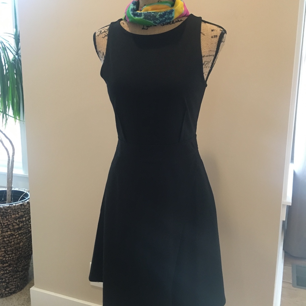 Gap fit and flare sleeveless dress